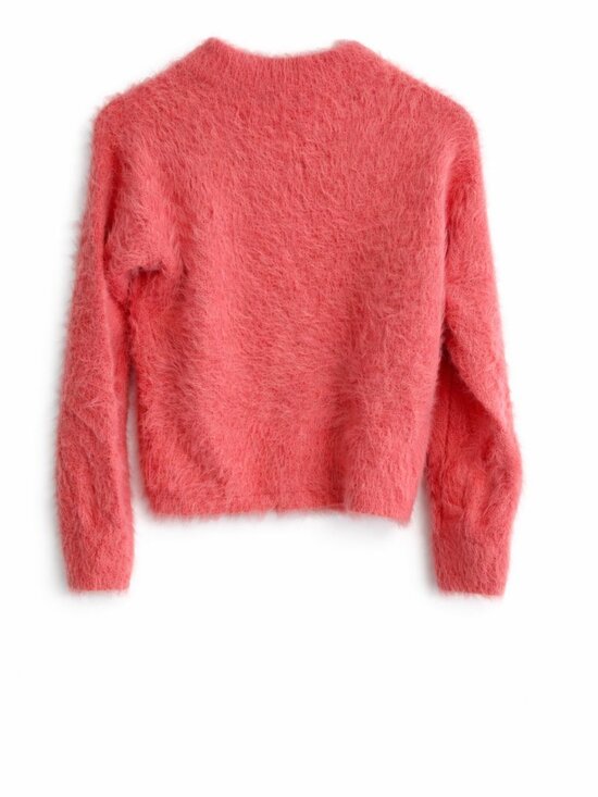H&M Fuzzy Knit Sweater – Peach | Size M (EU 40) | Like New - Picture 3 of 4